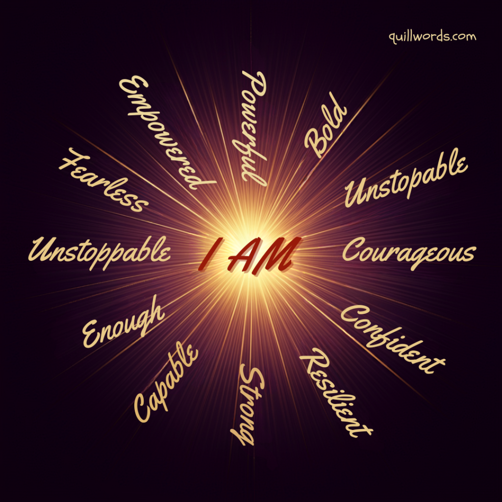 90 Positive Affirmations for Self-love and Confidence 1 I am affirmation confidence