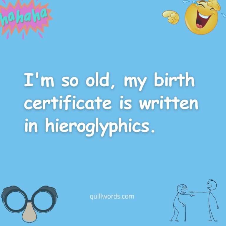 65 Hilarious Jokes About Getting Old